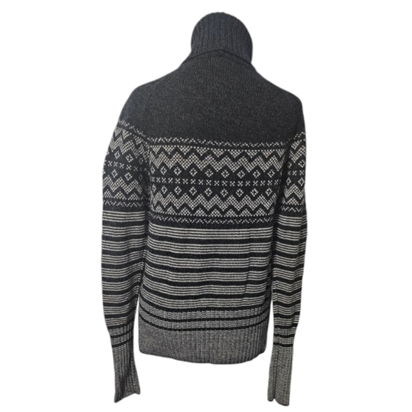 Icebreaker | Fair Isle Aura Turtleneck Merino Wool Sweater - Picture 3 of 7